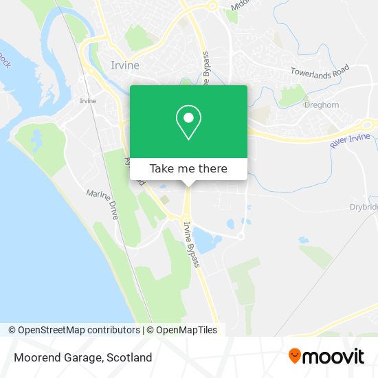 Moorend Garage map