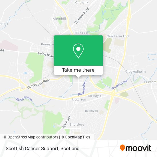 Scottish Cancer Support map