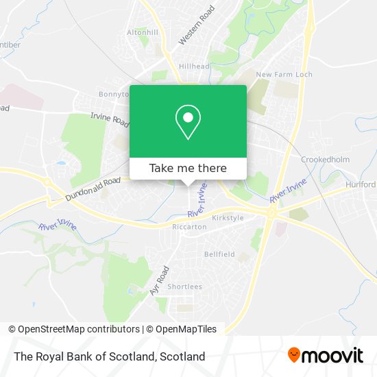 The Royal Bank of Scotland map