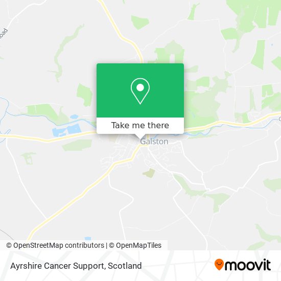 Ayrshire Cancer Support map