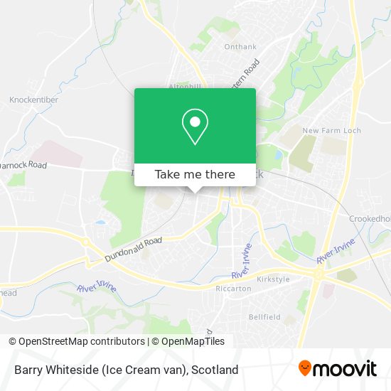 Barry Whiteside (Ice Cream van) map