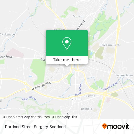 Portland Street Surgery map