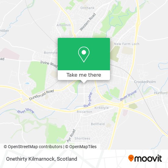 Onethirty Kilmarnock map