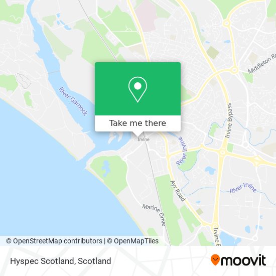 Hyspec Scotland map