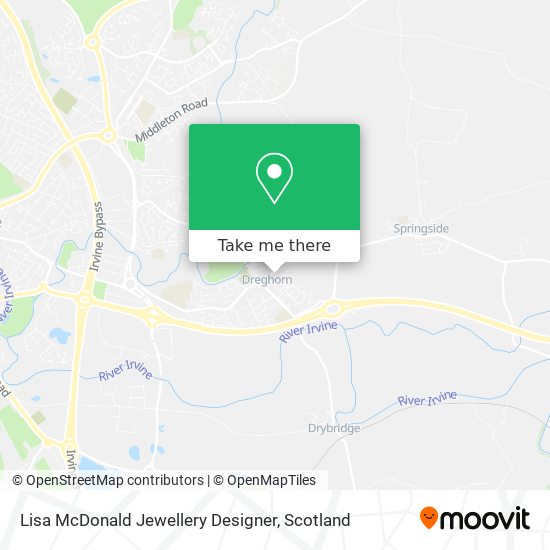 Lisa McDonald Jewellery Designer map