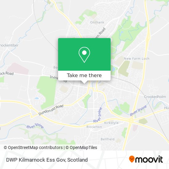 DWP Kilmarnock Ess Gov map