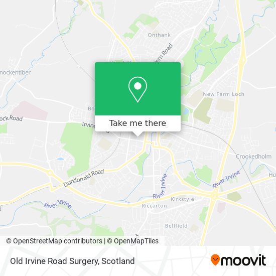Old Irvine Road Surgery map