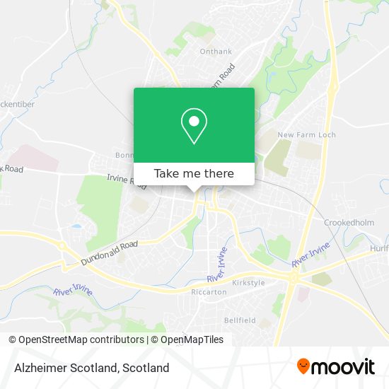 Alzheimer Scotland map