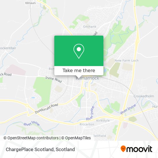 ChargePlace Scotland map