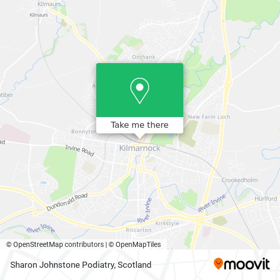 Sharon Johnstone Podiatry map