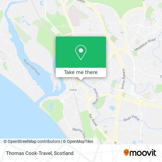 Thomas Cook-Travel map