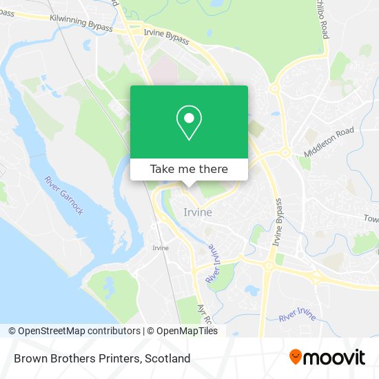 Brown Brothers Printers map