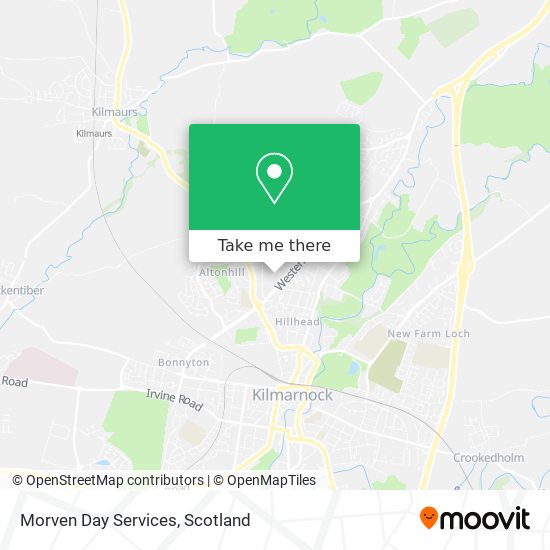 Morven Day Services map