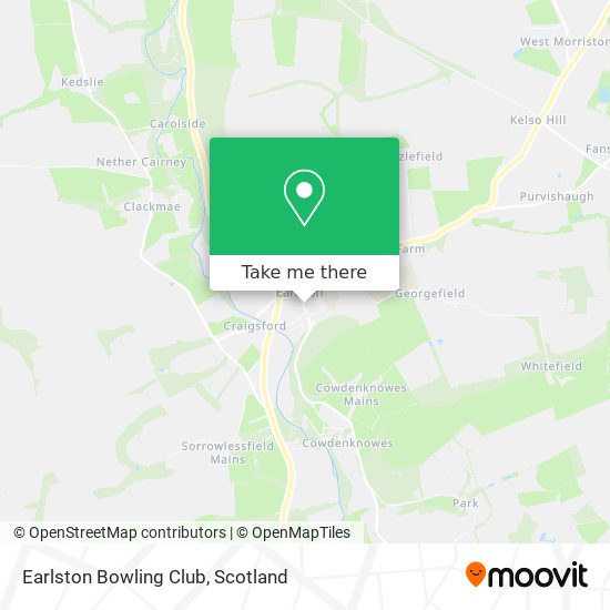 Earlston Bowling Club map