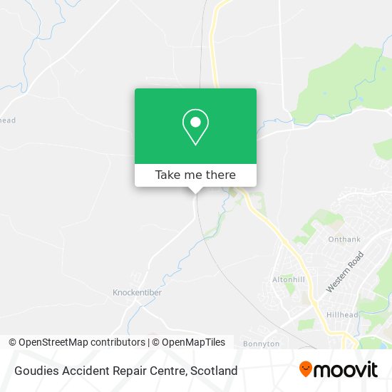 Goudies Accident Repair Centre map
