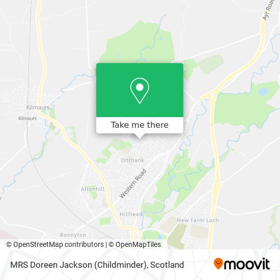 MRS Doreen Jackson (Childminder) map