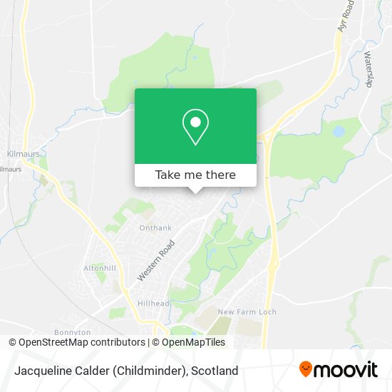 Jacqueline Calder (Childminder) map