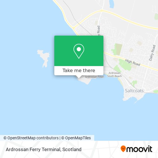 Ardrossan Ferry Terminal map