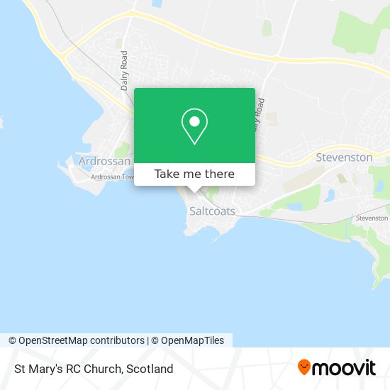 St Mary's RC Church map