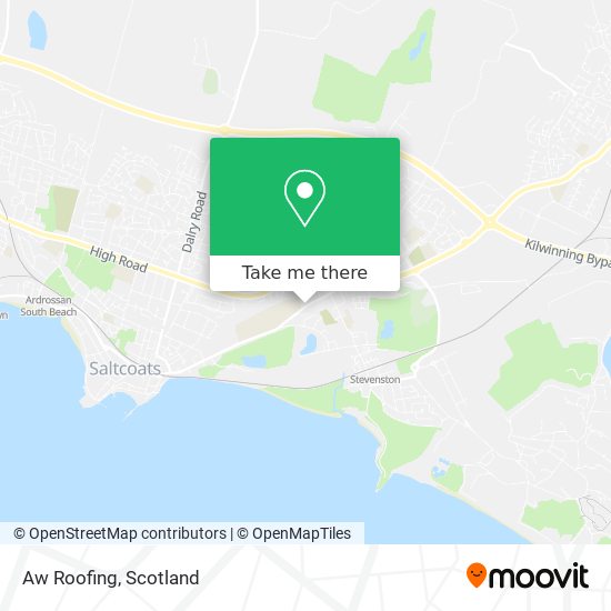 Aw Roofing map