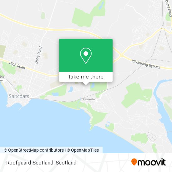 Roofguard Scotland map