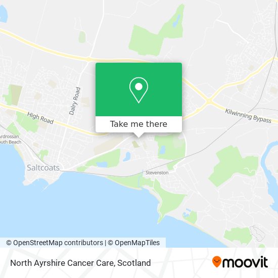 North Ayrshire Cancer Care map