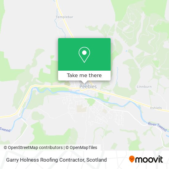 Garry Holness Roofing Contractor map