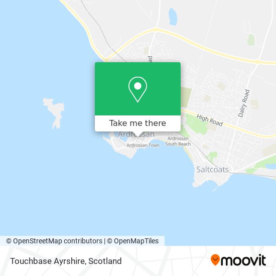 Touchbase Ayrshire map