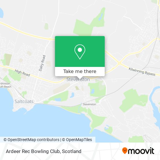 Ardeer Rec Bowling Club map