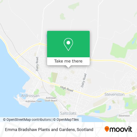 Emma Bradshaw Plants and Gardens map