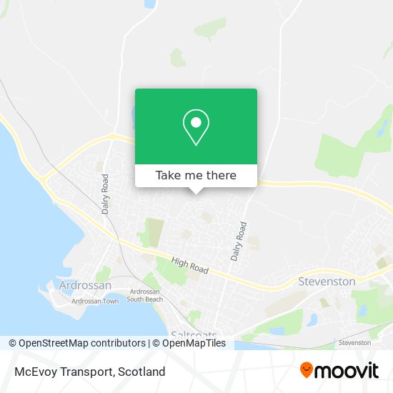 McEvoy Transport map