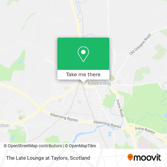 The Late Lounge at Taylors map