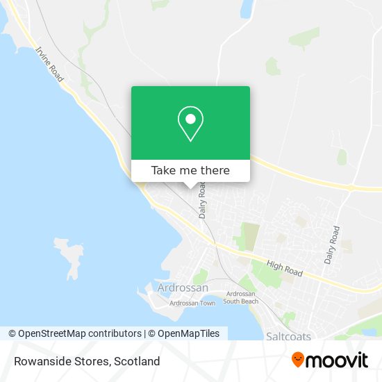 Rowanside Stores map