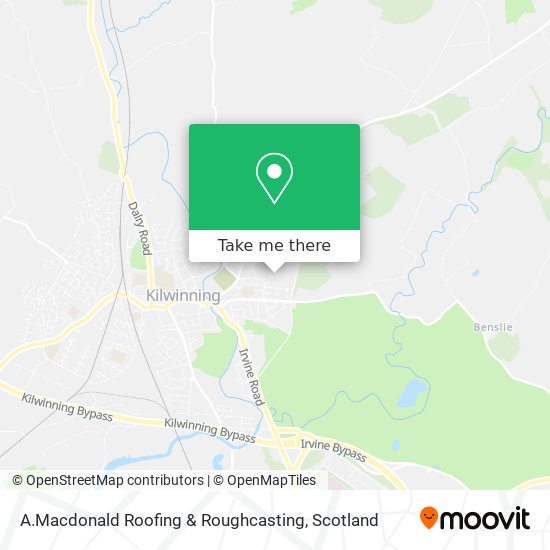 A.Macdonald Roofing & Roughcasting map