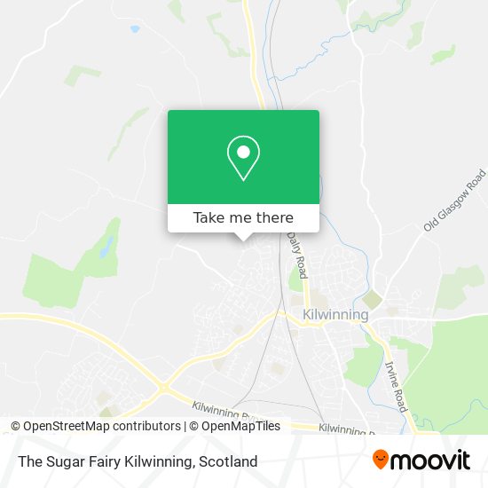 The Sugar Fairy Kilwinning map