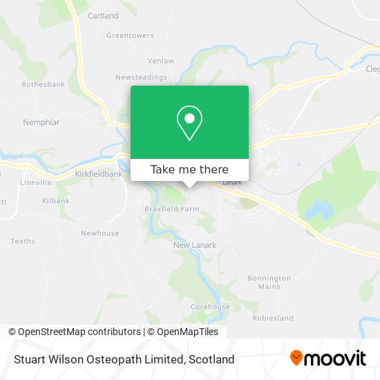 Stuart Wilson Osteopath Limited map