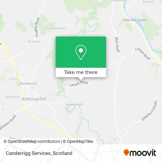 Canderrigg Services map