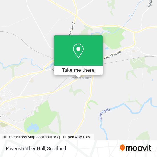 Ravenstruther Hall map