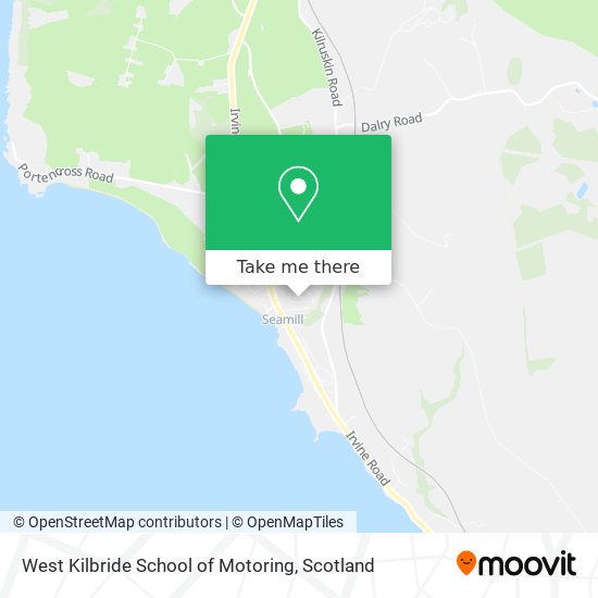 West Kilbride School of Motoring map