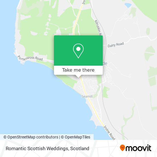 Romantic Scottish Weddings map