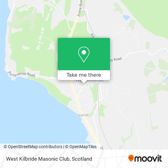 West Kilbride Masonic Club map