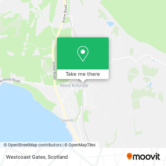 Westcoast Gates map