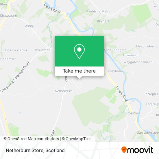 Netherburn Store map