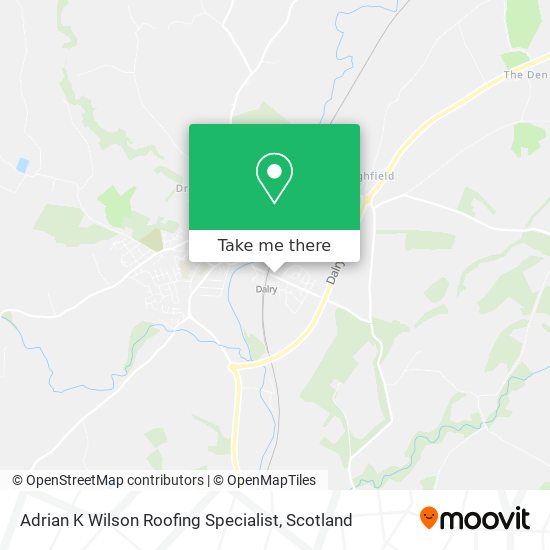 Adrian K Wilson Roofing Specialist map