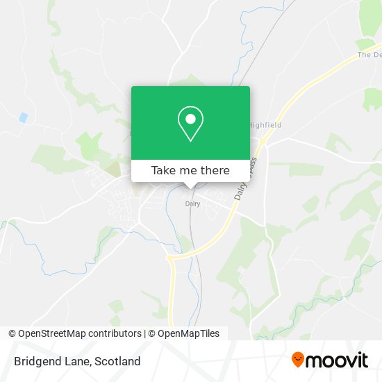 Bridgend Lane map