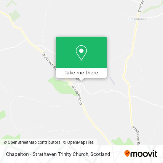 Chapelton - Strathaven Trinity Church map