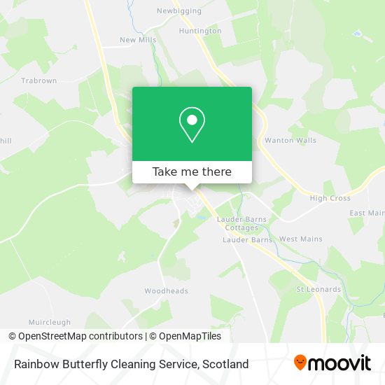 Rainbow Butterfly Cleaning Service map