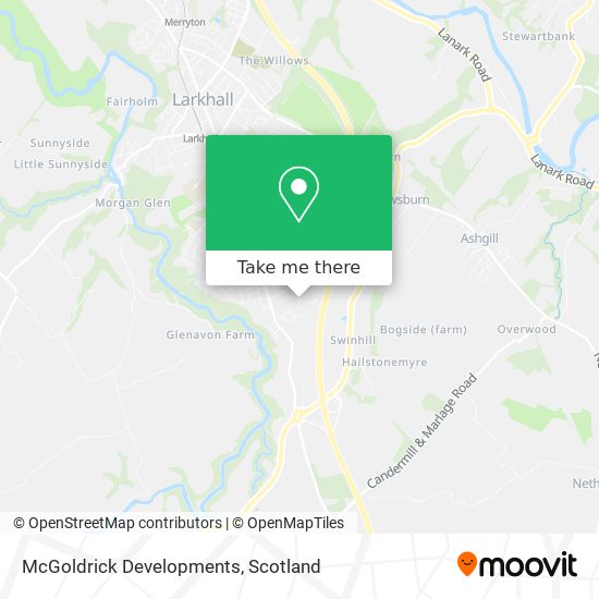 McGoldrick Developments map