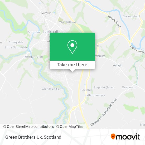 Green Brothers Uk map