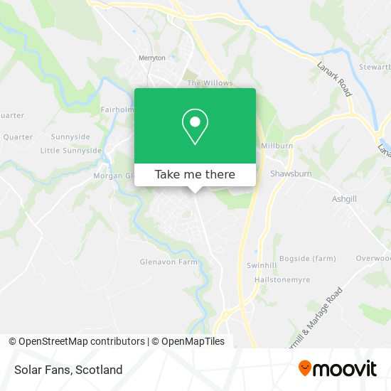 Solar Fans map